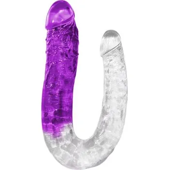 Dildo Dildo NMC TWO TONE Super Size Double Dong purple | NMC