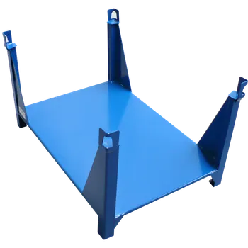 paleta Ohradová paleta otevřená ze čtyř stran Červená RAL 3020