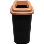 Plafor Odpadkový koš plastový SORT BIN 45 L - hnědé víko