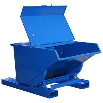 Odpadkový koš Sklopné víko pro výklopný kontejner 1200 l