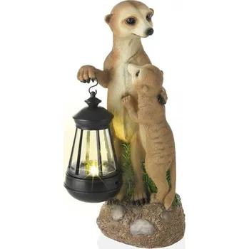 Zahradní dekorace Easymaxx Solární venkovní svítilna Surikata