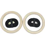 MXM FT02-W gymnastické kruhy dřevěné