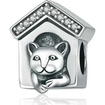 Souprava šperků Korálek AG 925/1000 pejsek se zirkony Z 219-1