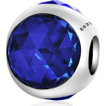 Souprava šperků Korálek hladký AG 925 - Barva zirkonů Sapphire Z 235