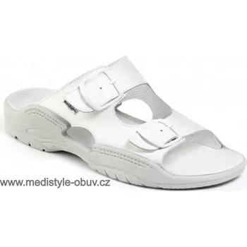 Dámská zdravotní obuv MEDISTYLE OTMAR 2O-M11 pantofel bílý, bílá - 45