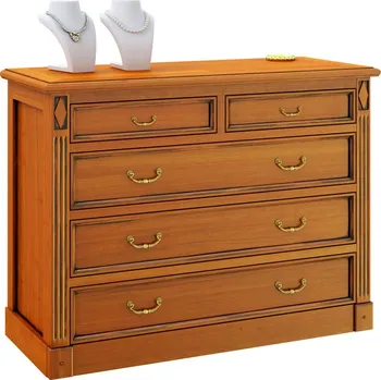 Komoda Komoda 06x390, ořech tmavý