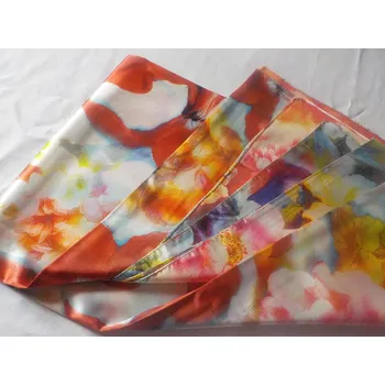 Šála Luxusní delší šála —elegantní květiny 19