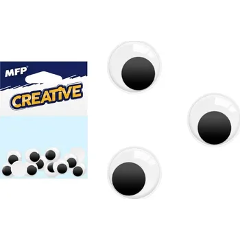 MFP Pohyblivé oči 2,5 cm 12 ks