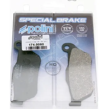 Auto-moto Brzdové destičky Polini organic, Yamaha X-Max, MBK Skycruiser 174.0080