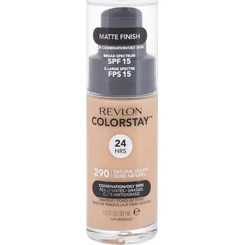 Revlon Colorstay Combination Oily Skin tekutý make-up pro smíšenou až mastnou pleť SPF15 30 ml, 290 Natural Ochre
