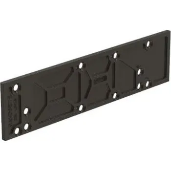 Zavírač dveří G-U OTS 430 montážní deska Barva: hnědá
