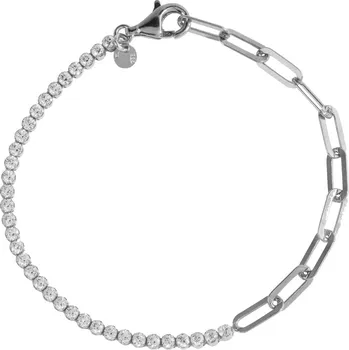 Náramek ALEYOLÉ Stříbrný náramek Akari silver