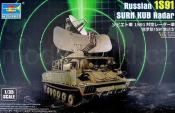 Plastikový model Trumpeter Russian 1S91 SURN KUB Radar 1:35