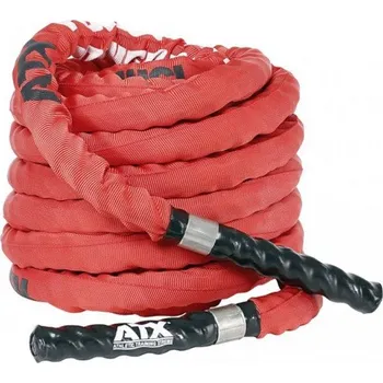 Posilovací lano DAX TRÉNINKOVÉ POSILOVACÍ LANO BATTLE ROPE 15m/15kg ČERVENÉ