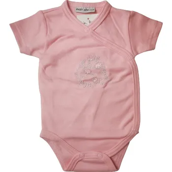 Dívčí zavinovací body baby service 2115 růžové Rozměr: 74