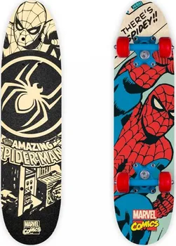 Skateboard Marvel Spiderman černý/bílý
