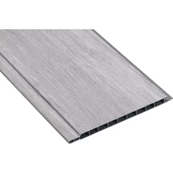 Fasádní palubka Nordica š. 165mm sheffield oak concrete, délka 3mb plastová palubka, UV odolná