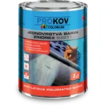 Colorlak ZINOREX S2211 jednovrstvá barva na ocel a pozink 9L RAL3020 - červená