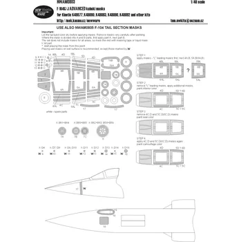 Plastikový model 1/48 Mask F-104G/J ADVANCED (KIN)