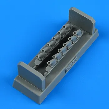 Plastikový model Quickboost 1/48 P-51D Mustang exhaust (EDU)