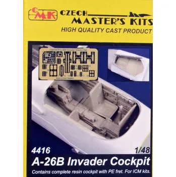 Plastikový model CMK 1/48 A-26B Invader Cockpit set (ICM)