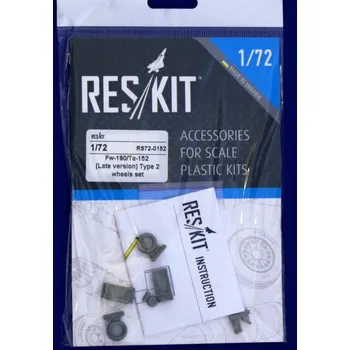 Plastikový model 1/72 Fw-190/Ta-152 Late wheels Type 2 (AZMOD)