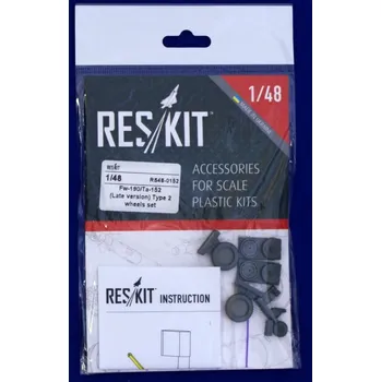 Plastikový model 1/48 Fw-190/Ta-152 Late wheels Type 2 (AIRF/DRAG)