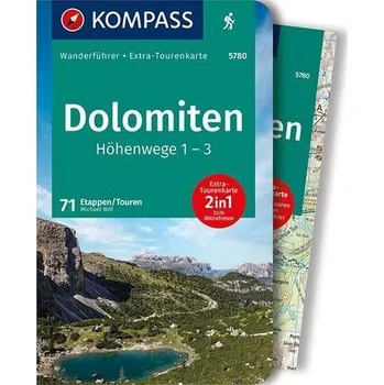 Cestování KOMPASS Wanderführer Dolomiten Höhenweg 1 bis 3 - Will, Michael