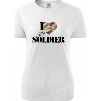 Oblečení a móda STRIKER Dámské army tričko I love my soldier Velikost: L