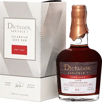 Rum Dictador Capitulo Port Cask 1998 0,7 l