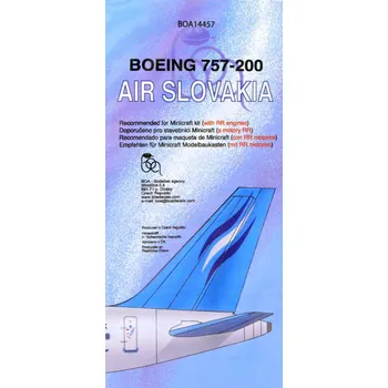 Plastikový model 1/144 Decals Boeing 757-200 Air Slovakia (MINICR.)