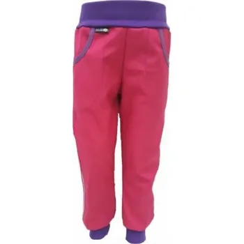 Dívčí kalhoty Dan-de-lion Softshellové kalhoty JARNÍ - Pink, 80