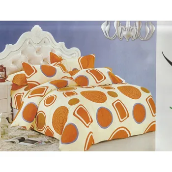 Povlečení Beilai 3-dílné bavlněné oranžové povlečení Barva: Oranžová, rozměr: 140x200 + 70x90