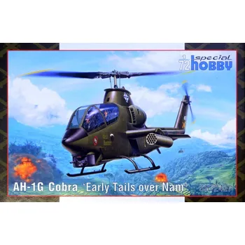 Plastikový model 1/72 AH-1G Cobra 'Early Tails over Nam' (4x camo)