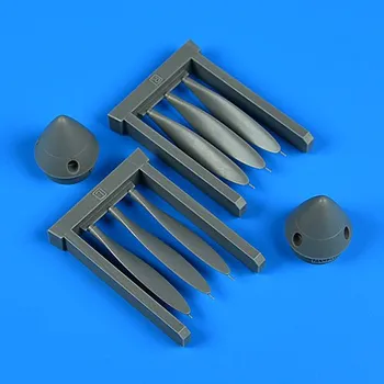 Plastikový model Quickboost 1/48 P-38 Lightning propeller (ACAD)