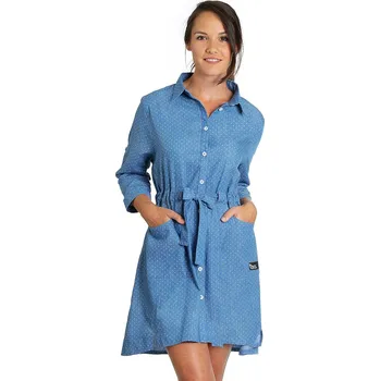 Dámské šaty šaty Horsefeathers Caia - Light Blue XS