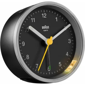 Hodiny Braun BC 12 SB Budik stribrno-cerny