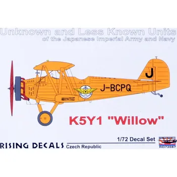 Plastikový model 1/72 K5Y1 'Willow' Unknown and Less Known Units