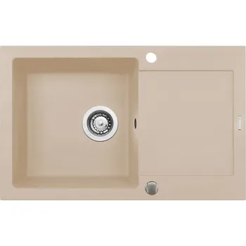 Granitový dřez Granitový dřez Pyramis MIDO (79x50) 1B 1D béžová
