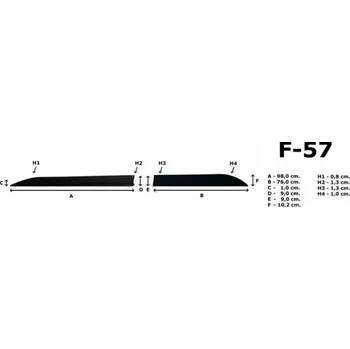Lišta karosérie Ochranné lišty dveří LDF57