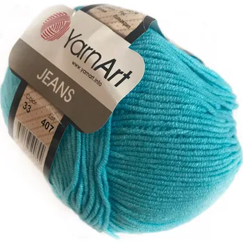 Příze Příze Jeans světle tyrkysová 33