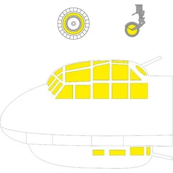 Plastikový model Eduard 1/48 Ju 88C-6 Tface (ICM)