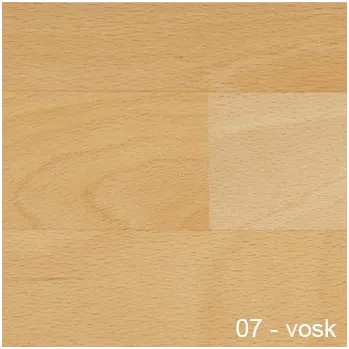 Nábytek BMB Postel Marika s nízkým čelem oblá - masivní buk Moření: vosk, Provedení: Bez roštu, Rozměr: 160 x 200 cm