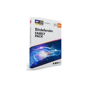 Software Bitdefender Family pack - 15 zařízení na 3 roky - elektronická licence do emailu