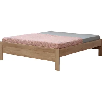 Postel BMB Postel Karlo s nízkým čelem ostrá - imitace dřeva Dekor: Dub Bardolino, Rozměr: 90 x 200 cm