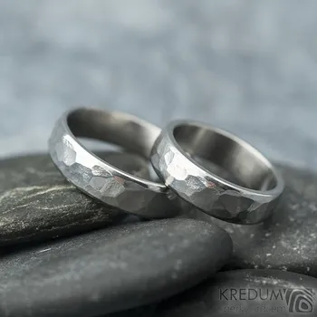 Prsten Kované snubní prsteny Draill Natura line světlý