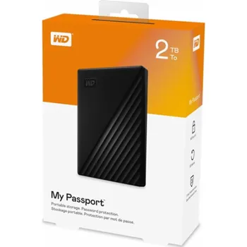 Externí pevný disk WD My Passport Portable 2TB Black