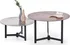 Konferenční stolek Halmar Twins 2 ks šedý/hnědý