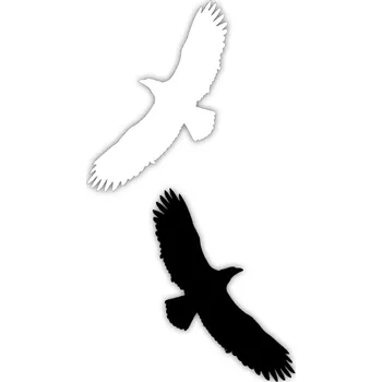 Odpuzovač zvířat Traiva Silueta dravce bílá/černá