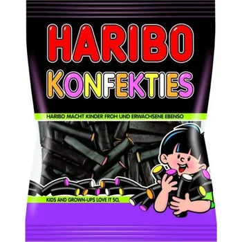 Bonbon Haribo Konfekties lékořicové pendreky 175 g